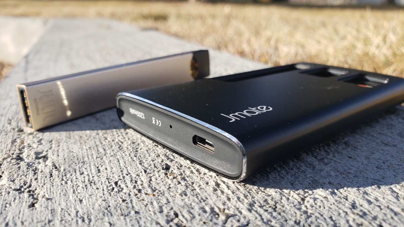 The Jmate PCC Portable Charging Case for the Juul 